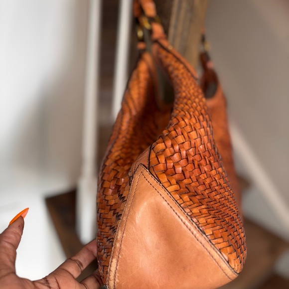 Cole Haan Genevieve Weave Large Triangle Tote - Picture 3 of 10